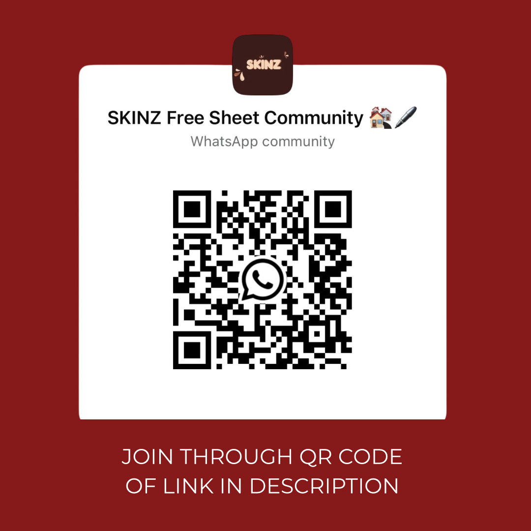 FREE SHEET | Enter The SKINZ Competition €200 | Link In Description